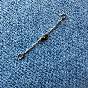 Buddha Organics Jewelry Tsavorite 14k Yellow Gold Chain